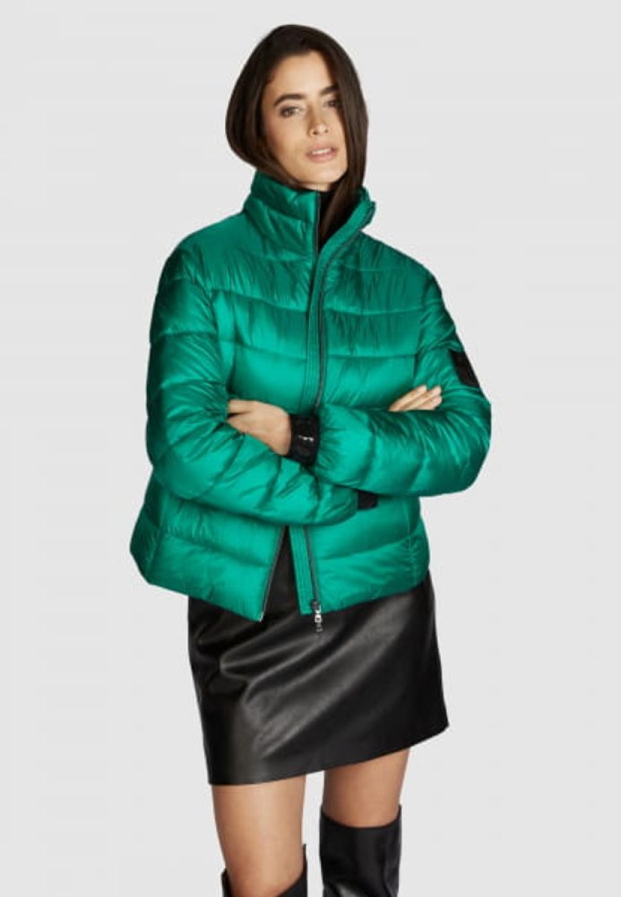 Outdoor & Mantel Marc Aurel | Pufferjacke Aus Edlem Satin