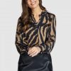 Blusen Marc Aurel | Bluse Mit Tigerprint