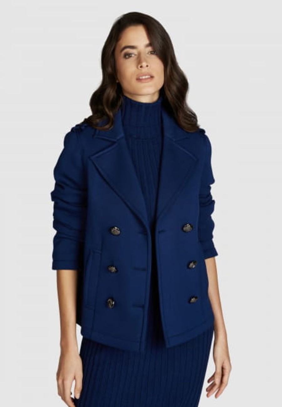 Blazer & Jacken Marc Aurel | Cabanjacke Aus Scuba-Jersey