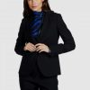 Blazer & Jacken Marc Aurel | Blazer Mit Kunstlederdetails