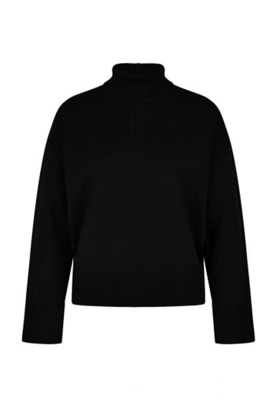 Strick Marc Aurel | Turtleneck-Pullover Mit Verlu00E4Ngertem Ru00Fcckenteil