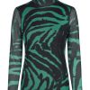 Shirts Marc Aurel | Tu00Fcllshirt Mit Tigerprint