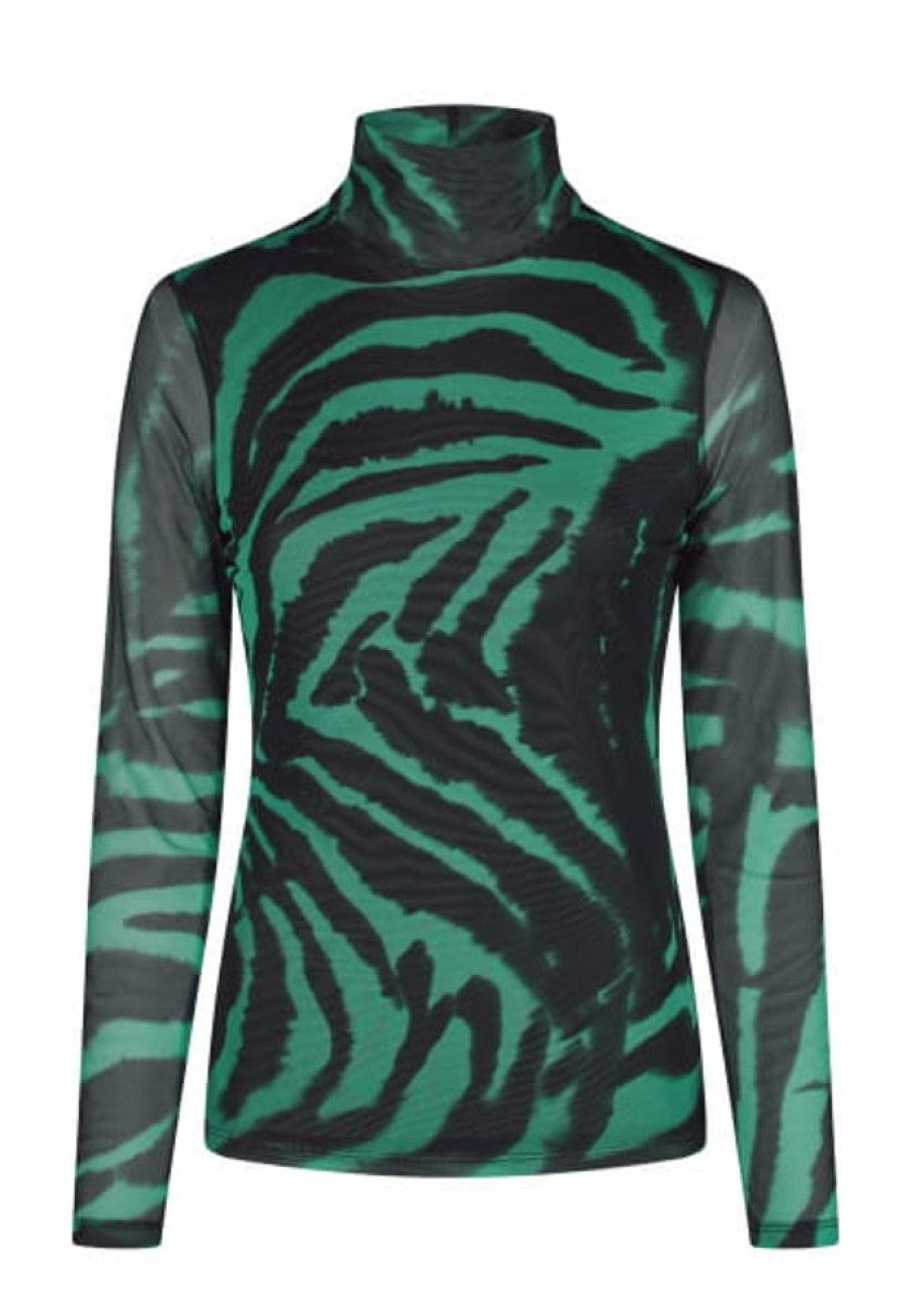 Shirts Marc Aurel | Tu00Fcllshirt Mit Tigerprint