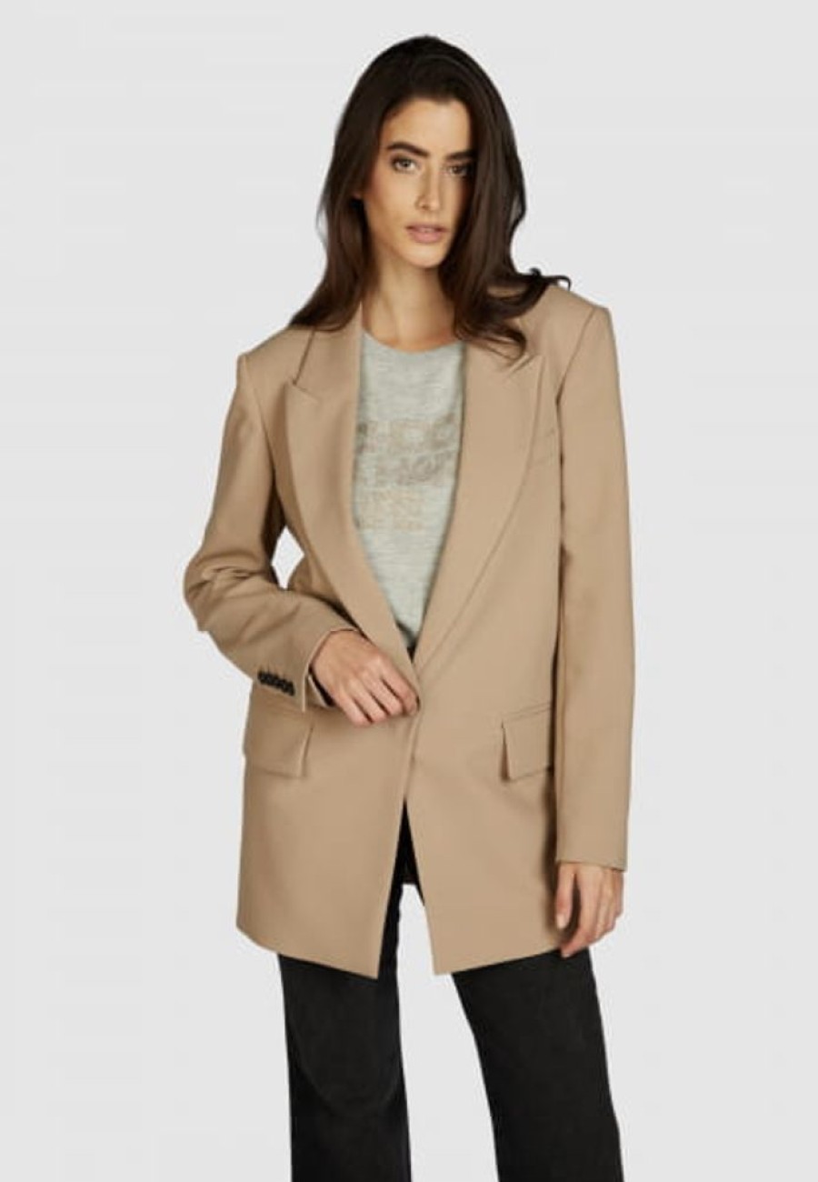 Blazer & Jacken Marc Aurel | Oversized Blazer Aus Weichem Doppelgewebe