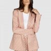 Blazer & Jacken Marc Aurel | Doppelreihiger Blazer Aus Grafischem Jacquard