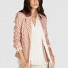 Blazer & Jacken Marc Aurel | Kurzer Jerseyblazer Aus Grafischem Jacquard