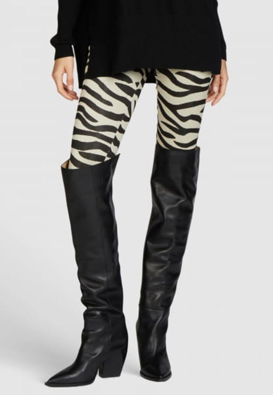 Hosen & Jeans Marc Aurel | Leggings Aus Animal-Jacquard