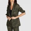 Blazer & Jacken Marc Aurel | Blazer Mit Mini-Animal-Print