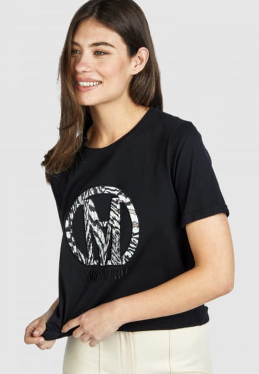 Shirts Marc Aurel | T-Shirt Mit Appliziertem Logo-Print